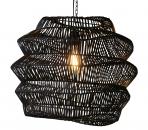 Hängelampe Rattan " Karpaten  " dunkel